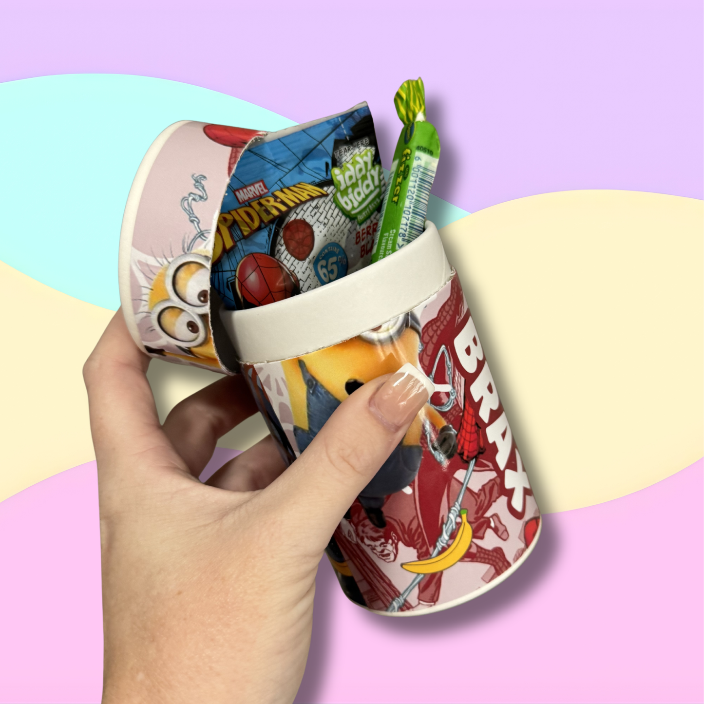 Custom Personalised Cylinder Container