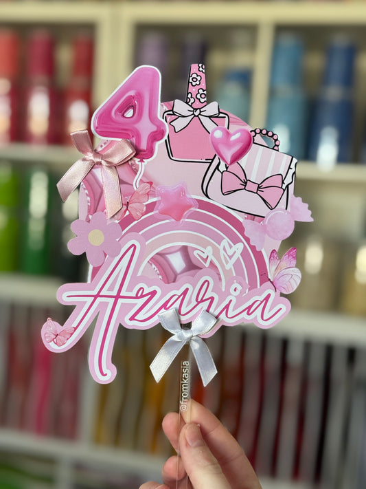 Printed Custom Cake Topper