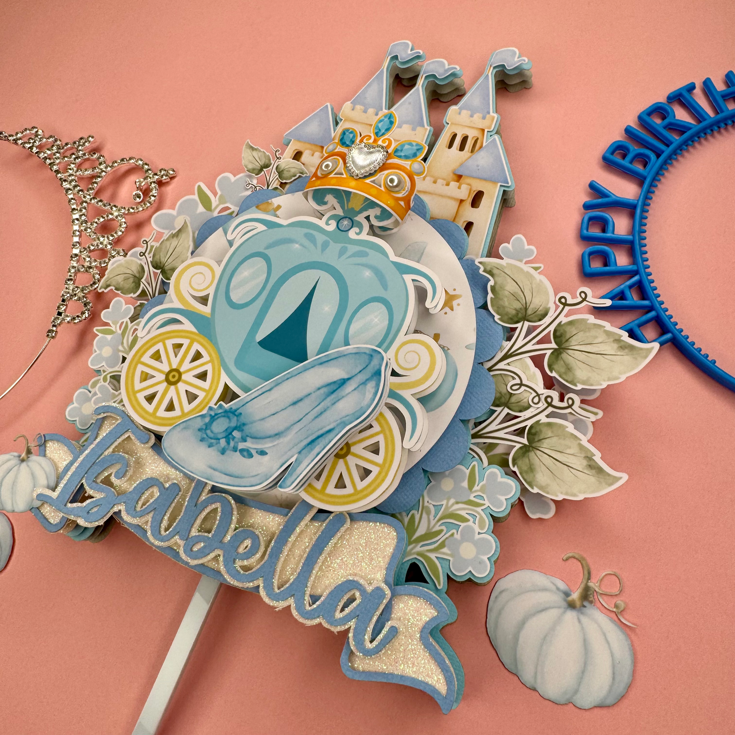 A Cinderella Story Cake Topper image 2