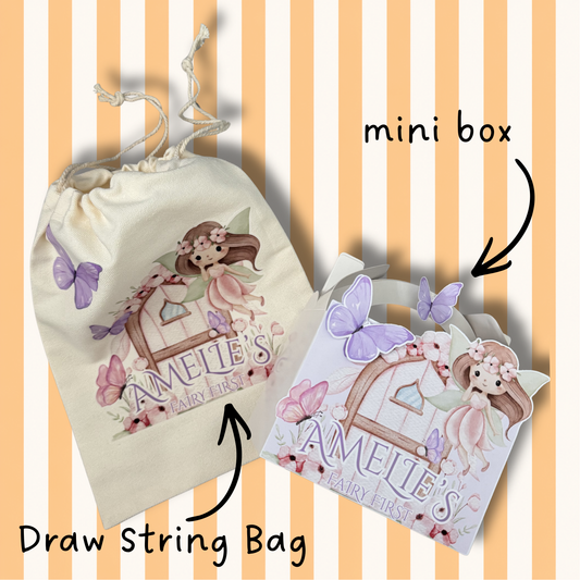 Custom Personalised Draw String Bag